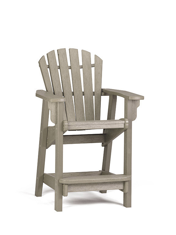 Coastal Counter Chair by Breezesta outdoor furniture collection made from recycled poly in a variety of color options