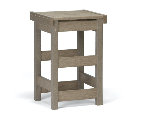 Flat Stool by Breezesta outdoor furniture collection made from recycled poly in a variety of colors