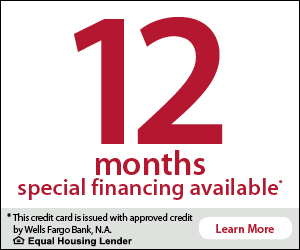 6 months special financing available